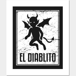 El Diablito | Loteria Mexican Tarot Card Posters and Art